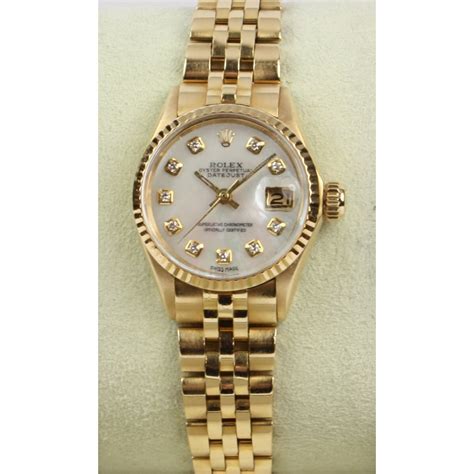 pre owned ladies gold rolex|More.